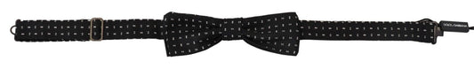 Dolce & Gabbana Elegant Black Silk Bow Tie, , Dolce & Gabbana Black, Dolce & Gabbana, Material: 100% Silk, Ties & Bowties - Men - Accessories -   Murillo Merchandise