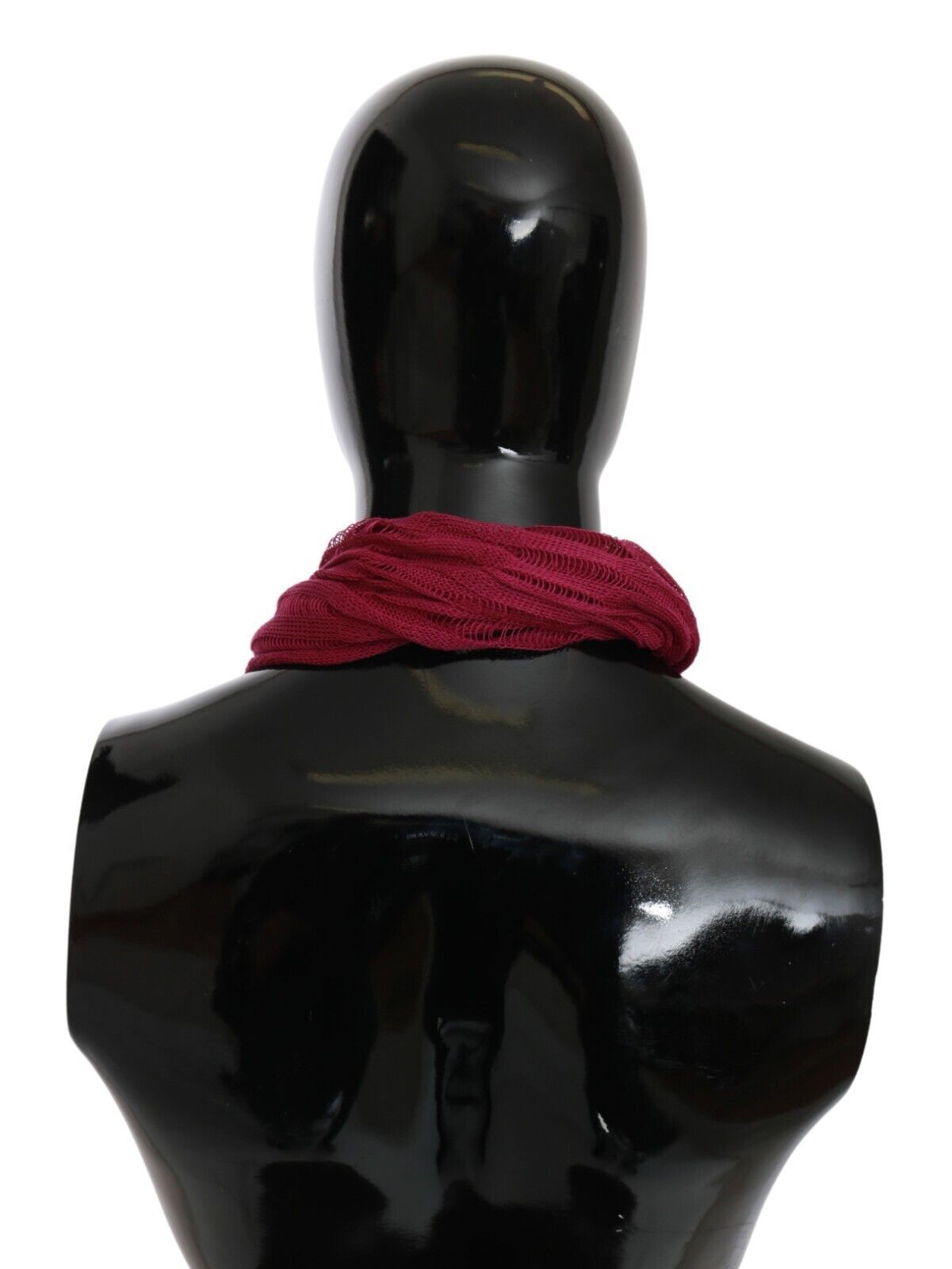 John Galliano Bordeaux Neck Wrap Shawl Foulard Scarf, , John Galliano Bordeaux, John Galliano, Material: Fabric, Scarves - Men - Accessories -   Murillo Merchandise