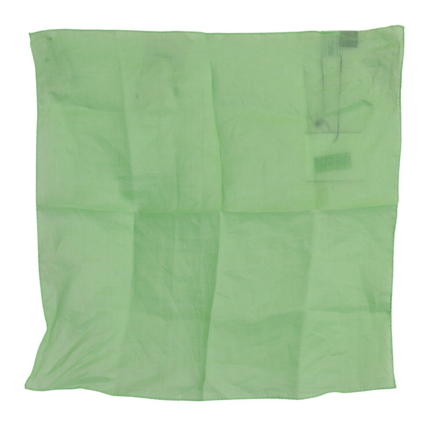 Versace Apple Green Linen Square Foulard Head Wrap Scarf, , Versace Green, Material: 100% Linen, Scarves - Women - Accessories, Versace -   Murillo Merchandise