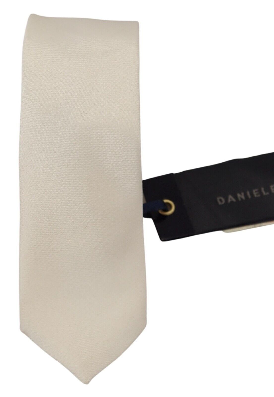 Daniele Alessandrini Exclusive Silk Bow Tie in Off White, , Daniele Alessandrini Daniele Alessandrini, Material: 100% Silk, Off White, Ties & Bowties - Men - Accessories -   Murillo Merchandise