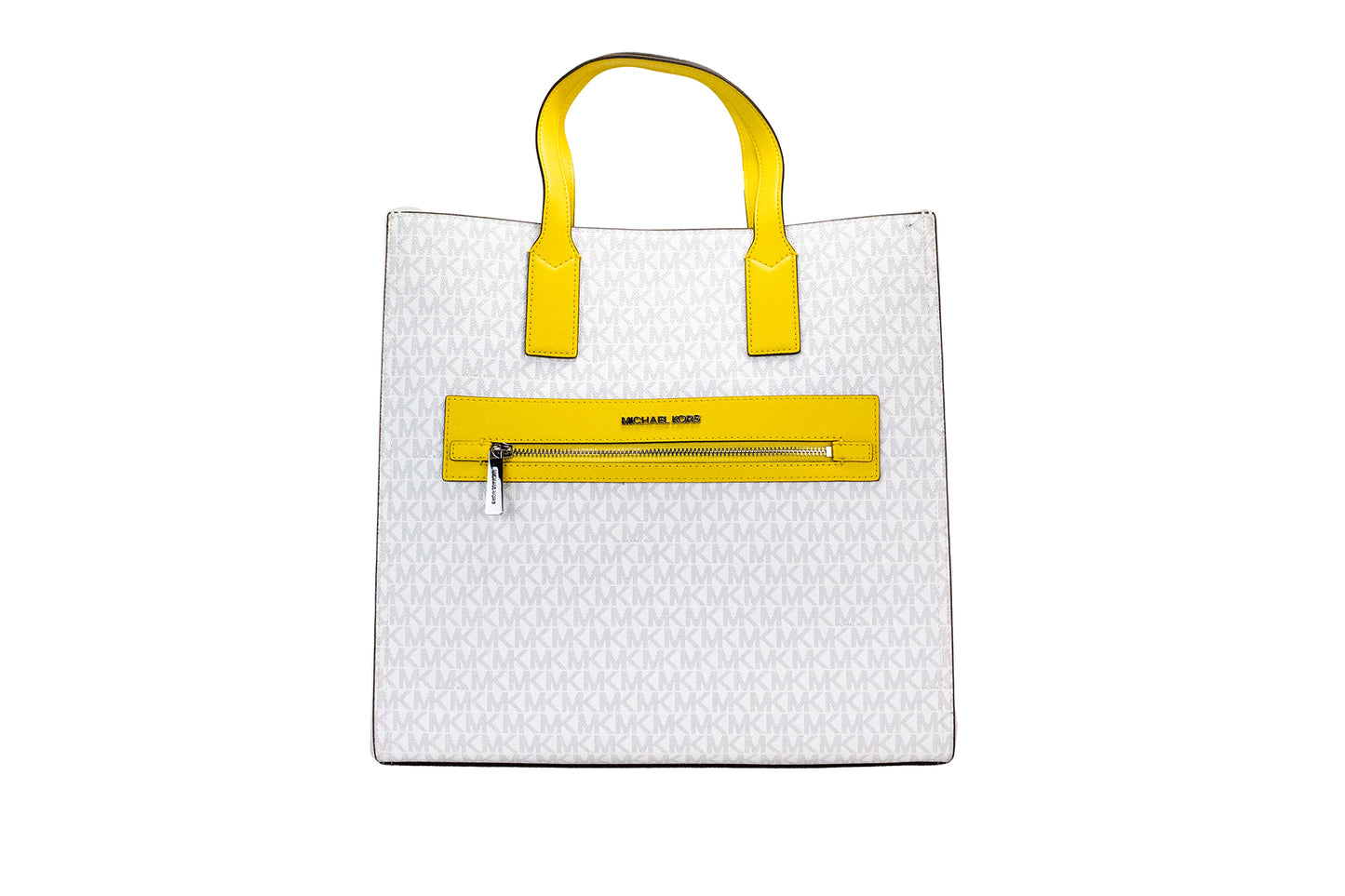 Michael Kors Kenly Large Signature Citrus PVC North South Tote Computer Handbag, , Michael Kors Michael Kors, Tote Bags - Women - Bags -   Murillo Merchandise