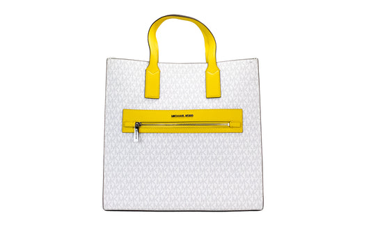 Michael Kors Kenly Large Signature Citrus PVC North South Tote Computer Handbag, , Michael Kors Michael Kors, Tote Bags - Women - Bags -   Murillo Merchandise